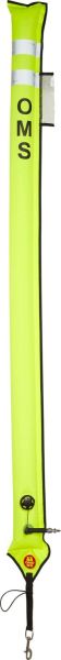 Notfall (gelb) SLIM Geschlossene Signalboje, Befüllung mit Inflatorschlauch, Länge ca. 1,8 Meter (ca