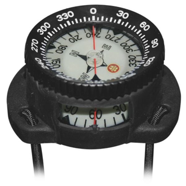 Kompass OMS mit Halterung für Handgelenk mit elastischen Gummibändern