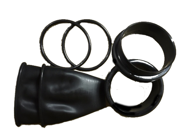 Manschetten Set bestehend aus: Ringe, Latexschutz, O-Ringe